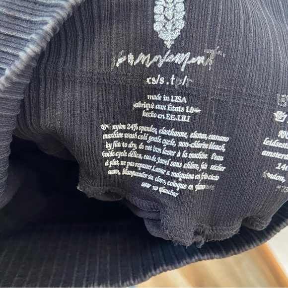 Free People Movement Seamless Good Karma Bike Shorts Black XS/S - Picture 4 of 4